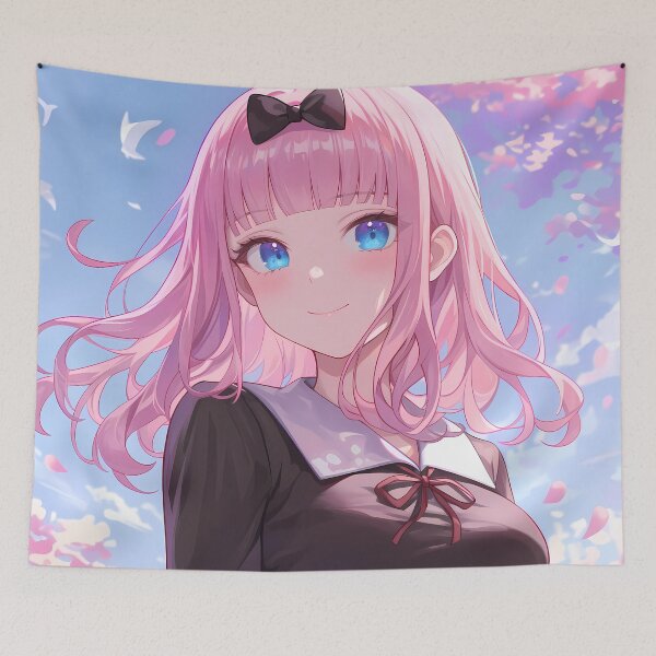 Item preview, Chika Fujiwara Kaguya Sama Love Is War Cherry Blossoms Pastel School Uniform designed and sold by Spraykart.