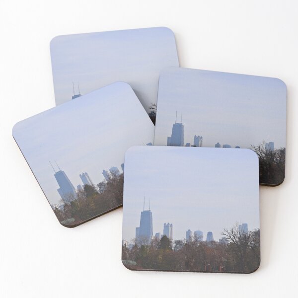 Item preview, Chicago Skyline on a Clear Day designed and sold by Phakade's Photos.