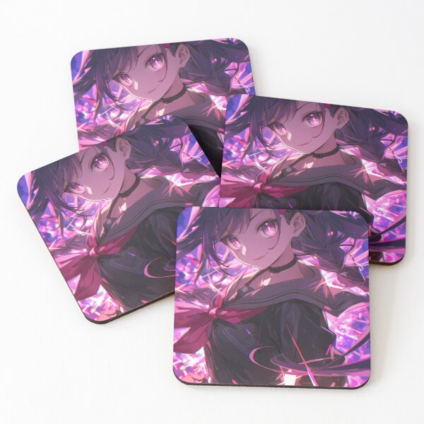 Item preview, Toko Fukawa Danganronpa Neon Purple Sparkle designed and sold by Spraykart.