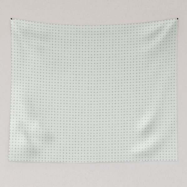 Item preview, Green Plus Signs on a Cream Background designed and sold by Hanna McCown.