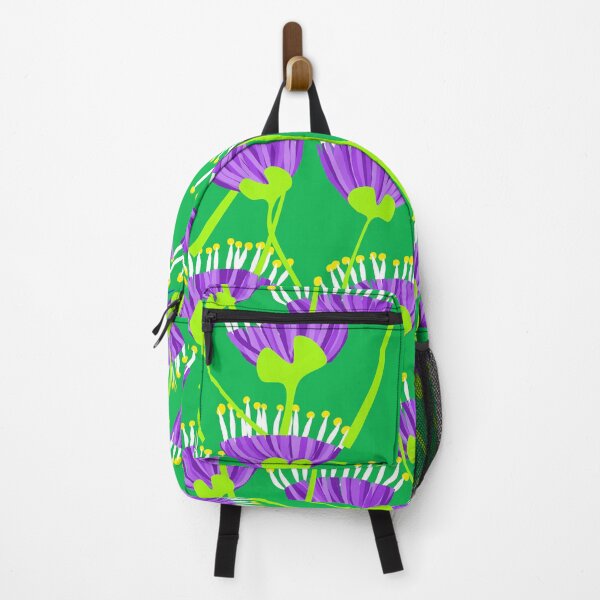 Item preview, Iconic Retro Spring Flowers in Purple and Green designed and sold by Deutschic.