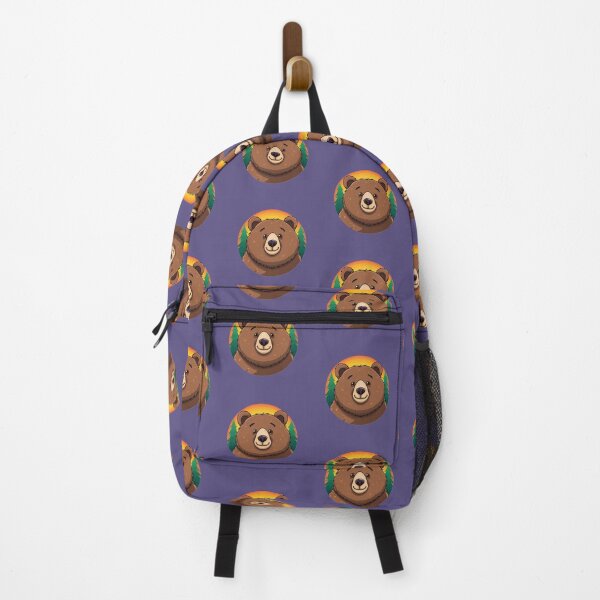 Item preview, Bear face illustration art in circle designed and sold by MagicMaker1984.
