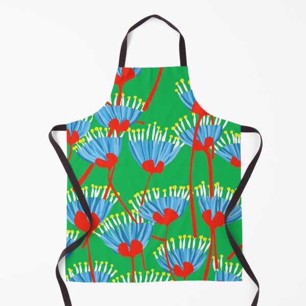 Item preview, Iconic Retro Spring Flowers in Green, Blue and Red designed and sold by Deutschic.