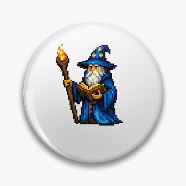 Item preview, Pixelated Sorcerer designed and sold by NextNoob485.