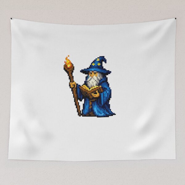 Item preview, Pixelated Sorcerer designed and sold by NextNoob485.