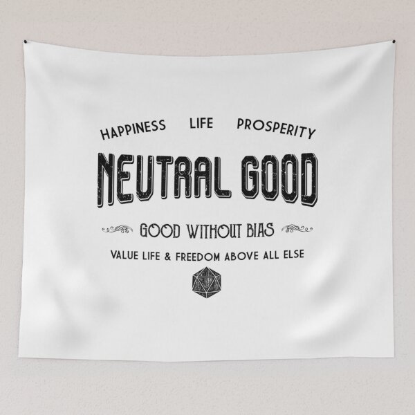 Item preview, Neutral Good Tabletop RPG Alignment Art designed and sold by euwqafalmgn5.