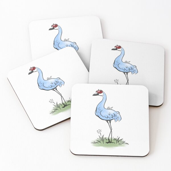 Item preview, Feral Crane Bird Vintage Biology Art designed and sold by euwqafalmgn5.