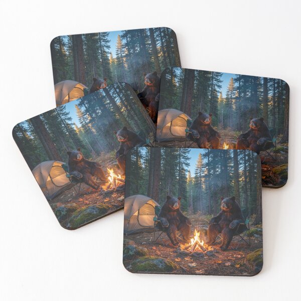 Item preview, Who Says Bears Don't Go Camping? designed and sold by Tridentulus.