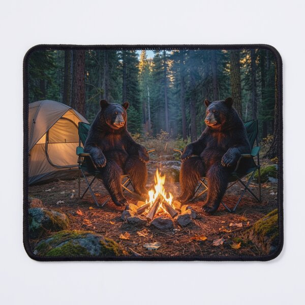 Item preview, Who Says Bears Don't Go Camping? designed and sold by Tridentulus.