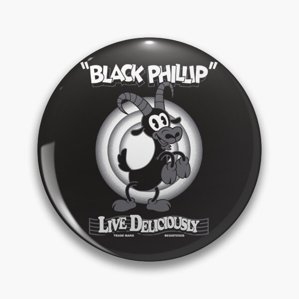 Item preview, Black Phillip - Vintage Cartoon - Witch - Goth Occult - Live Deliciously  designed and sold by Kimo99kim.