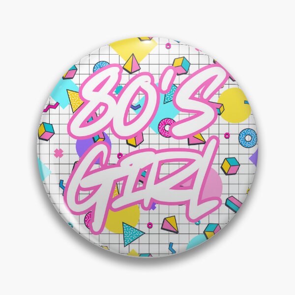 Item preview, 80's Girl - Round designed and sold by burymewithabook.
