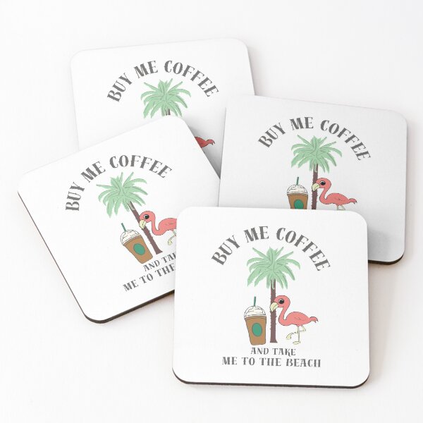 Item preview, Buy me coffee and take me to the beach designed and sold by TaraPen.