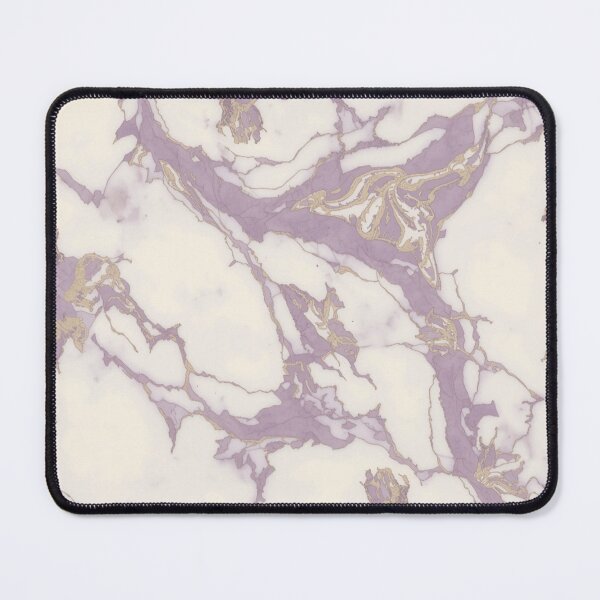 Item preview, White Cream Lavender Purple Marble Pattern designed and sold by burbankdesigns.
