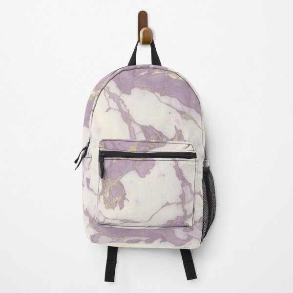 Item preview, White Cream Lavender Purple Marble Pattern designed and sold by burbankdesigns.