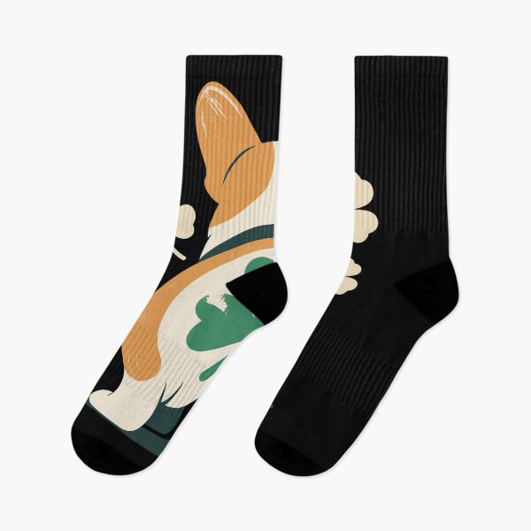 Item preview, Funny Corgi Dog Silhouette Shamrock Clover St Patrick's Day designed and sold by Dressed For  Duty.