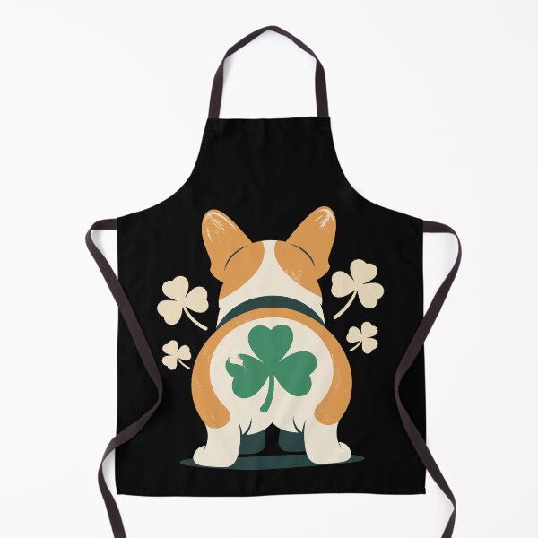 Item preview, Funny Corgi Dog Silhouette Shamrock Clover St Patrick's Day designed and sold by Dressed For Duty.