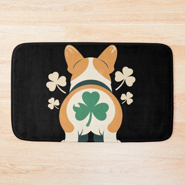 Item preview, Funny Corgi Dog Silhouette Shamrock Clover St Patrick's Day designed and sold by Dressed For  Duty.