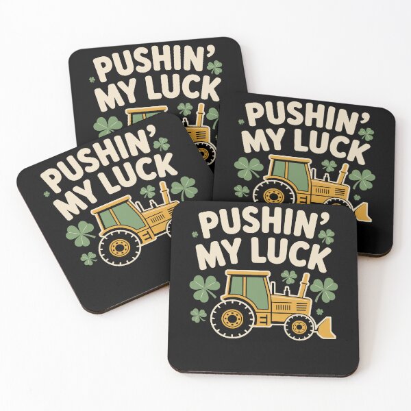 Item preview, Shamrock St Patricks Day Bulldozer Saint Paddys Construction designed and sold by Dressed For  Duty.