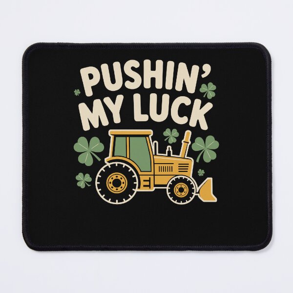Item preview, Shamrock St Patricks Day Bulldozer Saint Paddys Construction designed and sold by Dressed For  Duty.