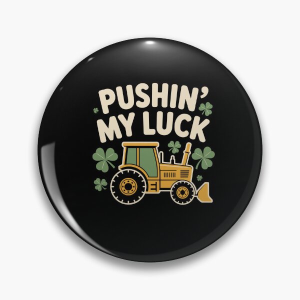 Item preview, Shamrock St Patricks Day Bulldozer Saint Paddys Construction designed and sold by Dressed For  Duty.