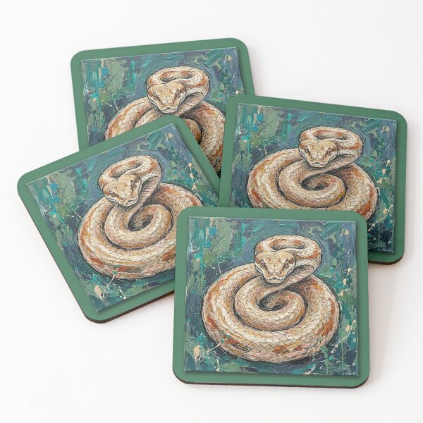 Item preview, Coiled Serenity Snake designed and sold by Ilona Abou-Zolof.