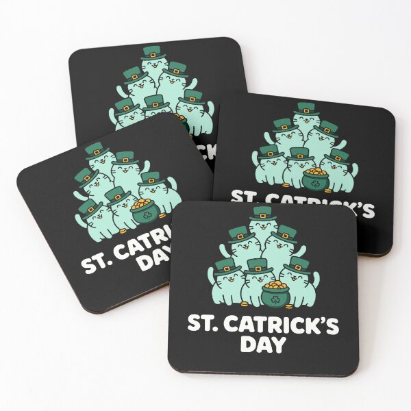 Item preview, St Patricks Catricks Day Cats Saint Pattys designed and sold by Dressed For  Duty.