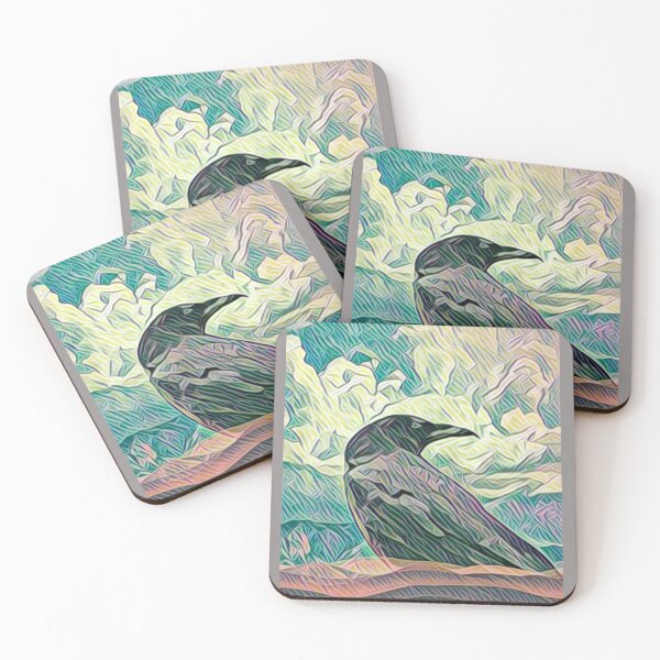 Item preview, Stylized Raven Portrait  designed and sold by oh-bi-me.