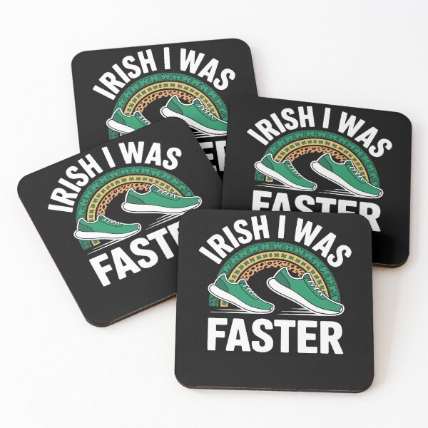 Item preview, Irish I Was Faster St Patricks Day Running Saint Pattys Day designed and sold by Dressed For  Duty.