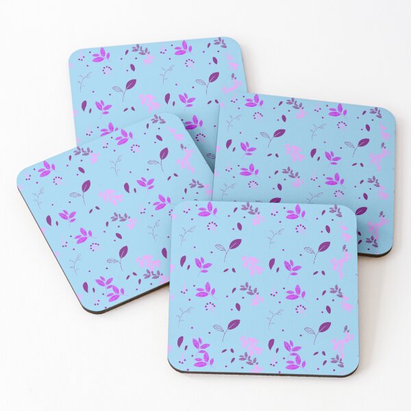Item preview, Light Blue and Purple Leaves designed and sold by Xat2121.