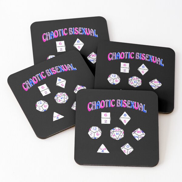 Item preview, Chaotic Bisexual Tabletop RPG Dice Art designed and sold by ojmquedcfkx12.
