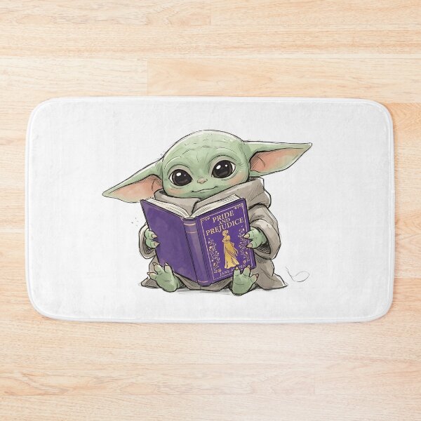 Item preview, BABY YODA READING PRIDE AND PREJUDICE designed and sold by LIS AND MELIVERSO.
