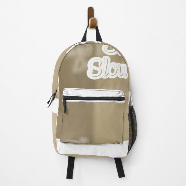 Item preview, Slow Down Aesthetic Sticker Minimal Calm Typography designed and sold by Femwealth.