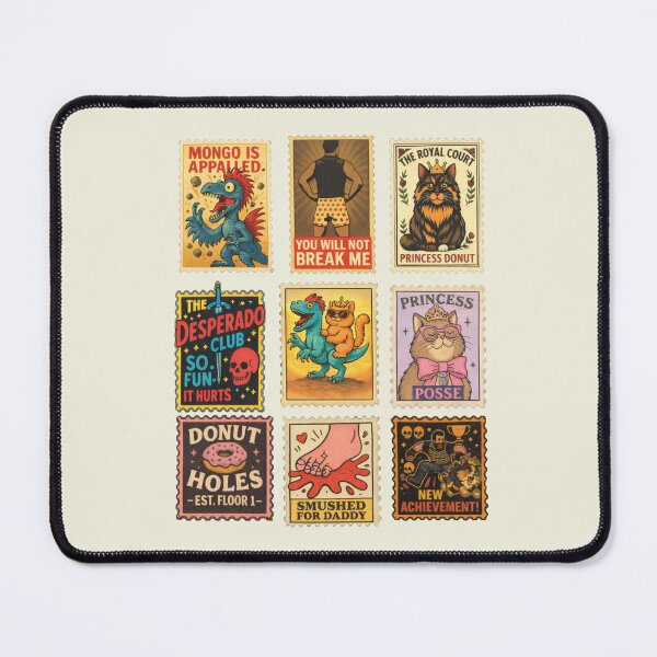 Item preview, Vintage Stamp Dungeon Crawler Carl, Sci-Fi Book Lover, The Desperado Club, Princess Donut Sweater, New Achievement designed and sold by zozozoshion.