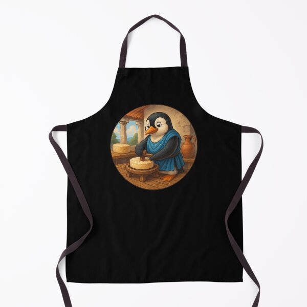 Item preview, Ancient Greek Miller Penguin designed and sold by Fort Galaxy.