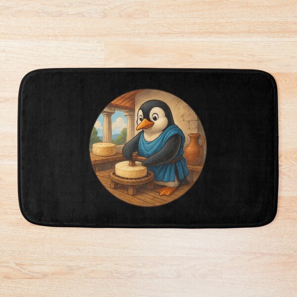 Item preview, Ancient Greek Miller Penguin designed and sold by Fort Galaxy.