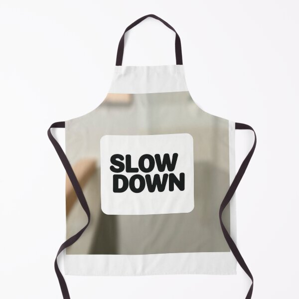 Item preview, Slow Down Aesthetic Sticker Minimal Calm Typography designed and sold by Femwealth.