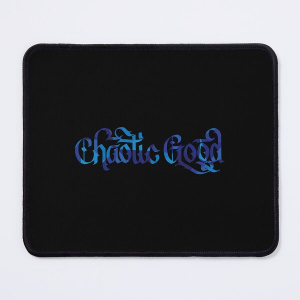 Item preview, Chaotic Good Blue Cursive Typography designed and sold by ojmquedcfkx12.
