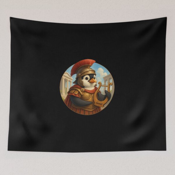 Item preview, Roman Soldier Penguin designed and sold by Fort Galaxy.
