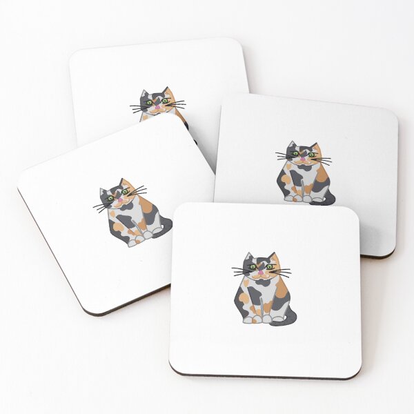 Item preview, Graphic Calico Cat with Green Eyes designed and sold by DanielleFishIll.