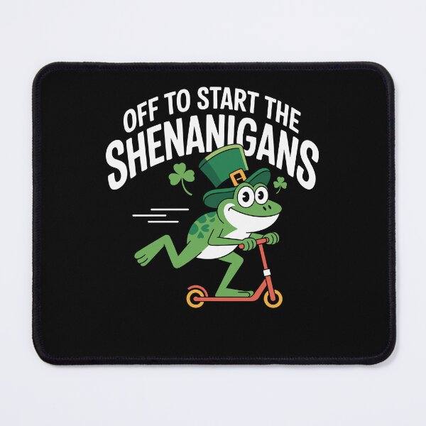 Item preview, Lucky Frog Meme St. Patrick Day Off to Start The Shenanigans designed and sold by Dressed For Duty.