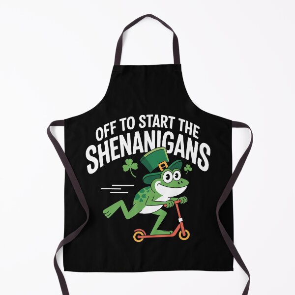 Item preview, Lucky Frog Meme St. Patrick Day Off to Start The Shenanigans designed and sold by Dressed For  Duty.