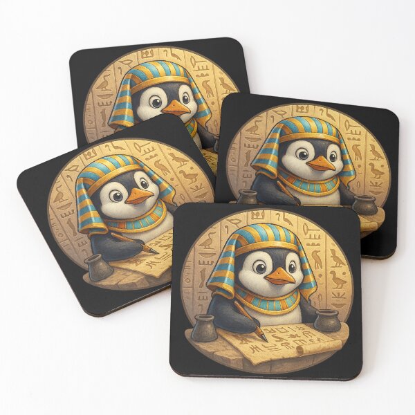 Item preview, Egyptian Scribe Penguin designed and sold by Fort Galaxy.