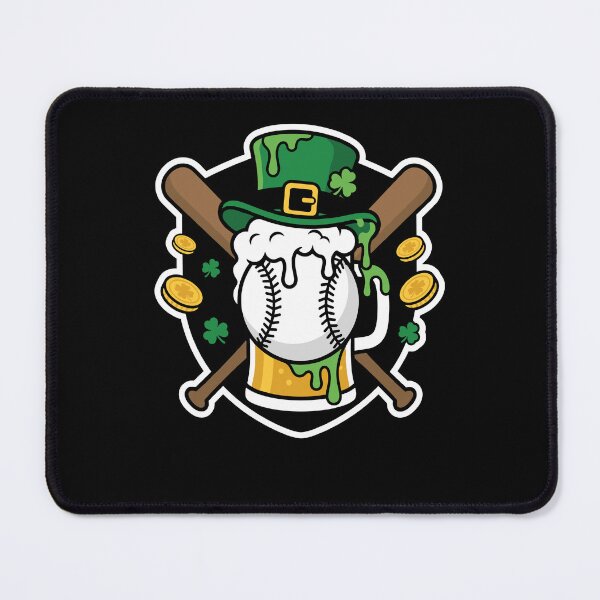 Item preview, St Patrick Day Baseball Drip Ice Cream Baseball Home Plate designed and sold by Dressed For  Duty.