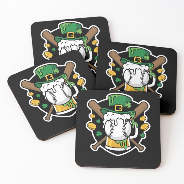 Item preview, St Patrick Day Baseball Drip Ice Cream Baseball Home Plate designed and sold by Dressed For  Duty.