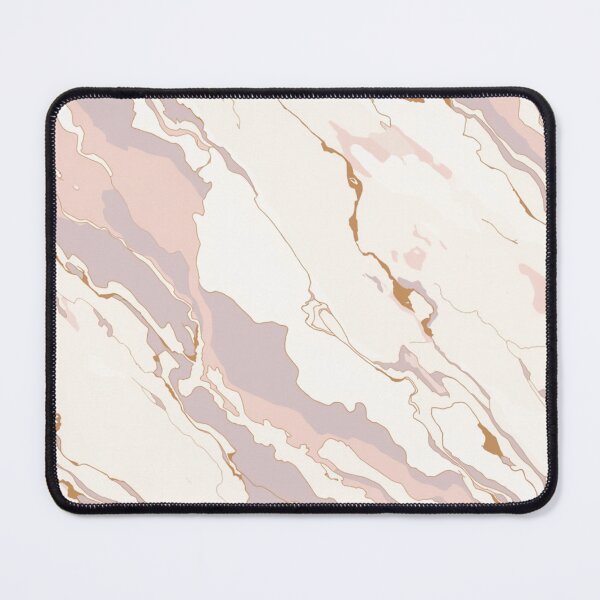 Item preview, White Cream Lavender Pink Marble Pattern designed and sold by burbankdesigns.
