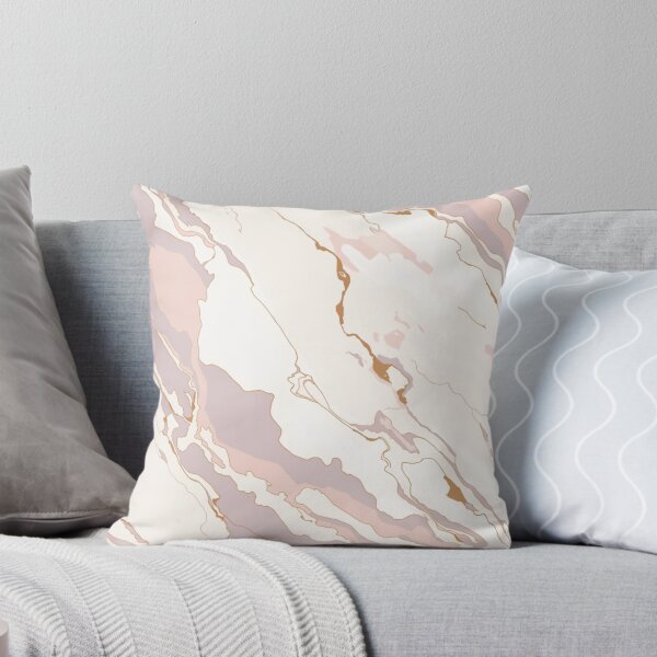 Item preview, White Cream Lavender Pink Marble Pattern designed and sold by burbankdesigns.