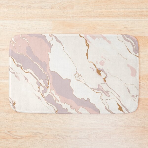Item preview, White Cream Lavender Pink Marble Pattern designed and sold by burbankdesigns.