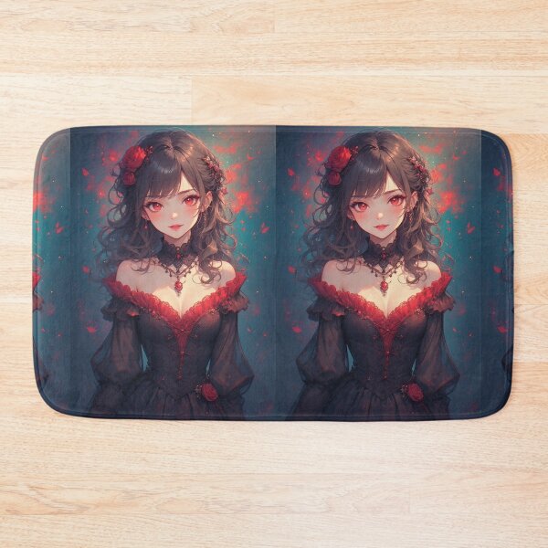 Item preview, Gothic vampire girl with red jewel designed and sold by ArtsJulian.