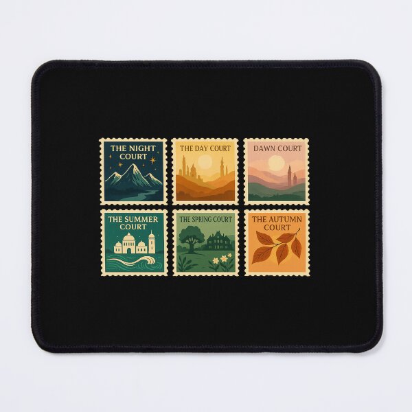 Item preview, The Courts Stamp Art | ACOTAR Inspired designed and sold by biblio_phile.