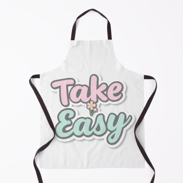 Item preview, Take It Easy Aesthetic Sticker Soft Pastel Self Care Quote designed and sold by Femwealth.
